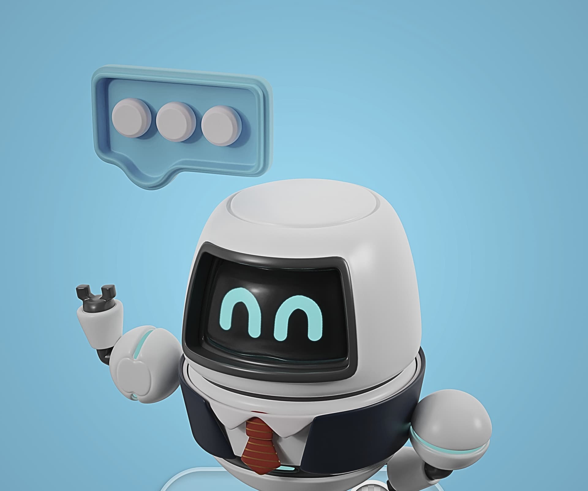 Support specialist chatting with a patient on a tablet